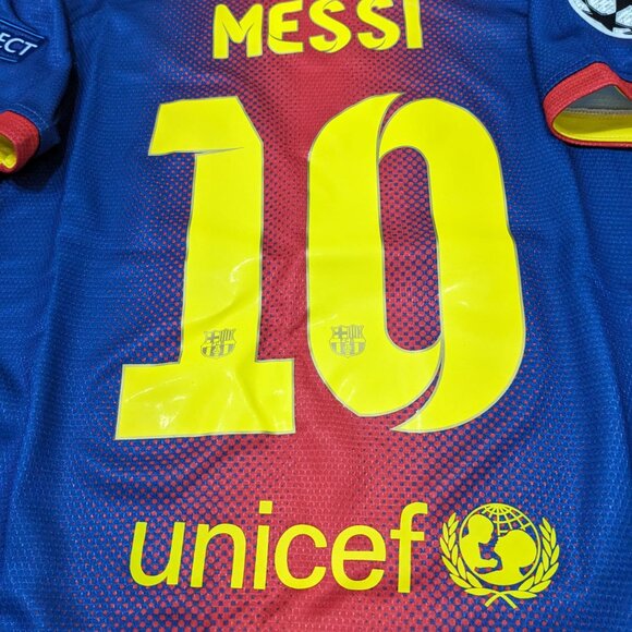 Messi #10 FC Barcelona 2012/13 Home Nike Youth Kit - Picture 6 of 16